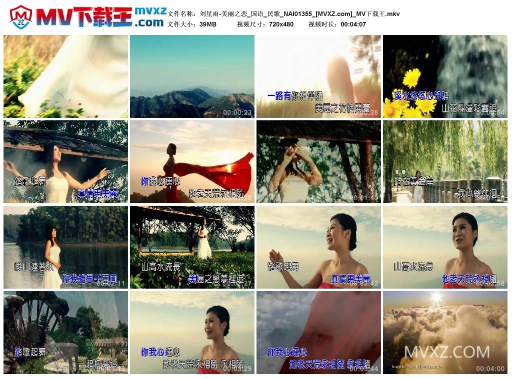 刘星雨-美丽之恋_国语_民歌_NAI01355